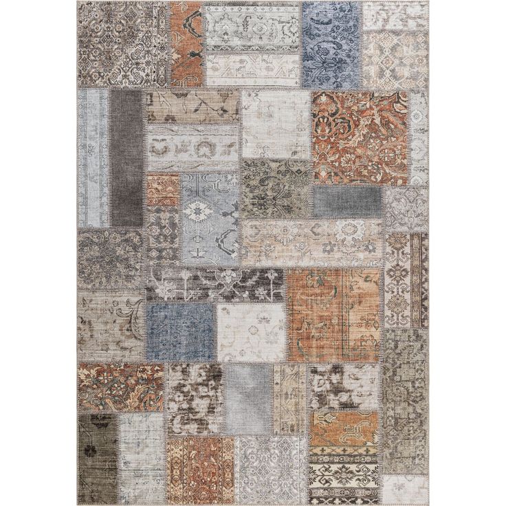 Matto Benina Patchwork 160x230cm monivärinen