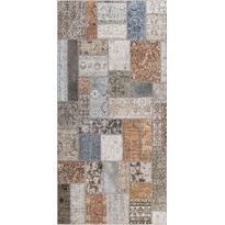 Käytävämatto Benina Patchwork ruskea monivärinen