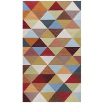 Käytävämatto Benina Electra Triangle, 80x240cm, monivärinen