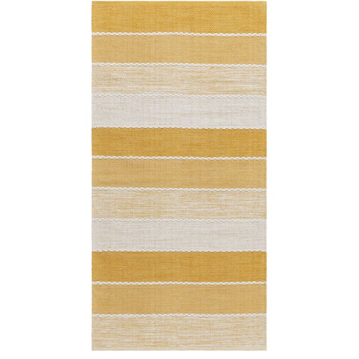 Käytävämatto Benina Båstad, 75x220cm, keltainen