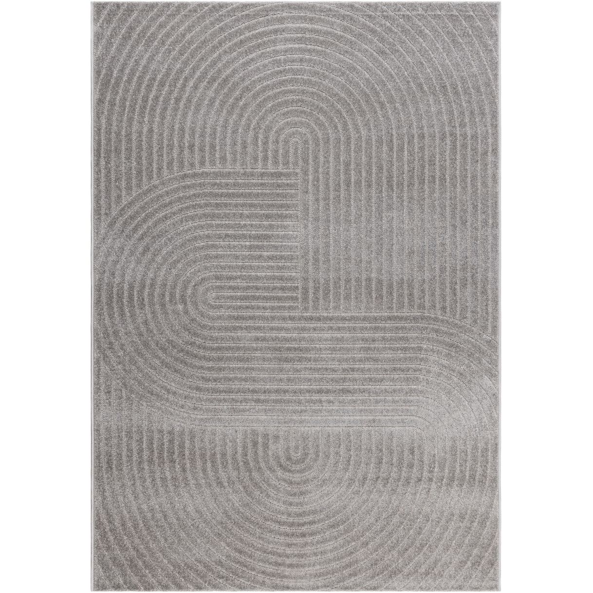 Matto Benina Hawaii Shape, sisä- ja ulkokäyttöön, 160x230cm, harmaa