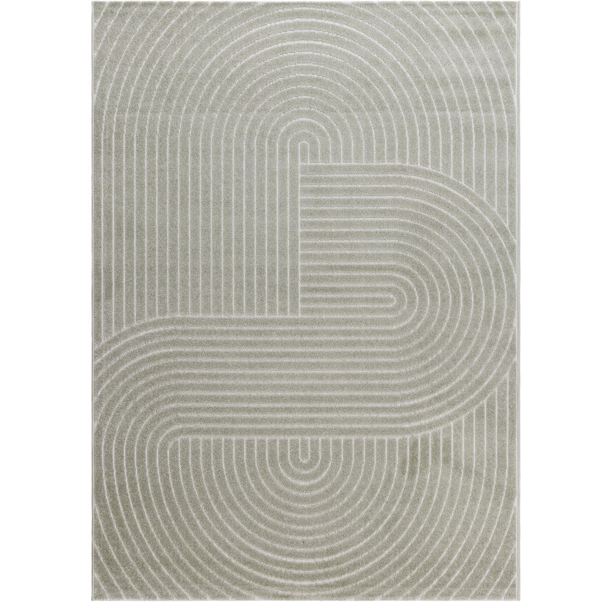 Matto Benina Hawaii Shape, sisä- ja ulkokäyttöön, 160x230cm, vihreä