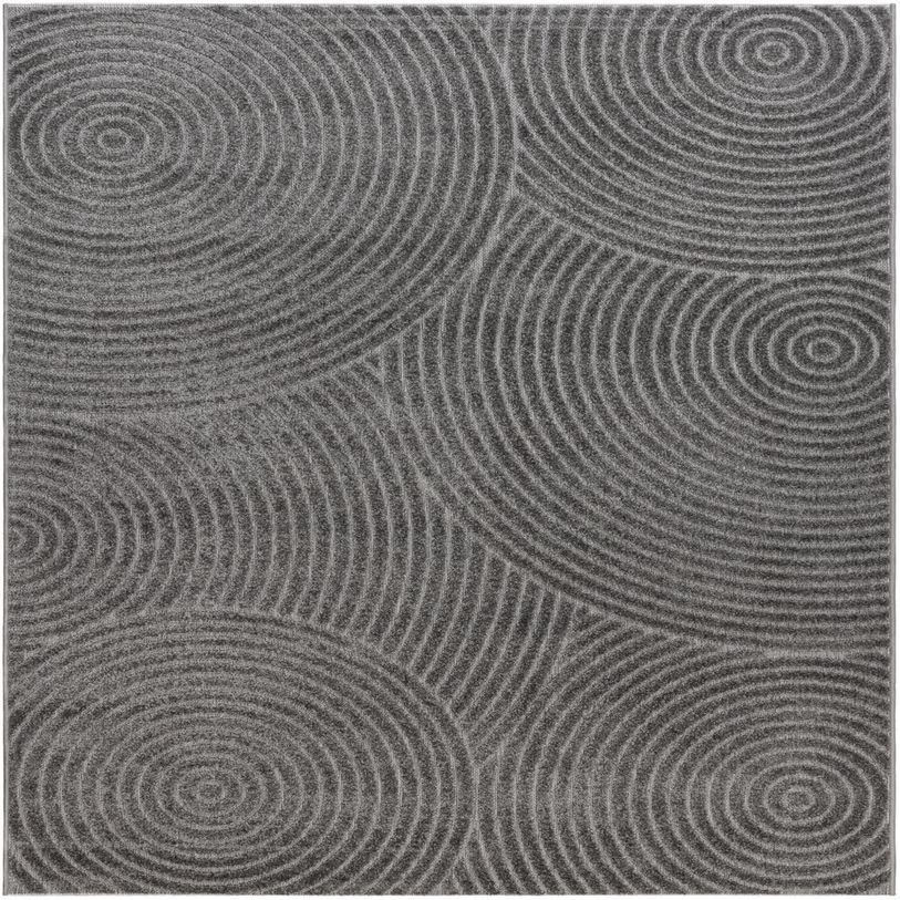 Matto Benina Hawaii Trend, sisä- ja ulkokäyttöön, 240x240cm, grafiitinharmaa