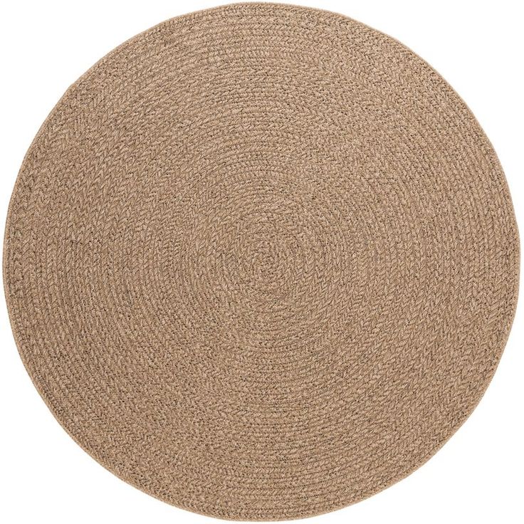 Pyöreä matto Benina Natural Circle, sisä- ja ulkokäyttöön, ruskea, eri kokoja