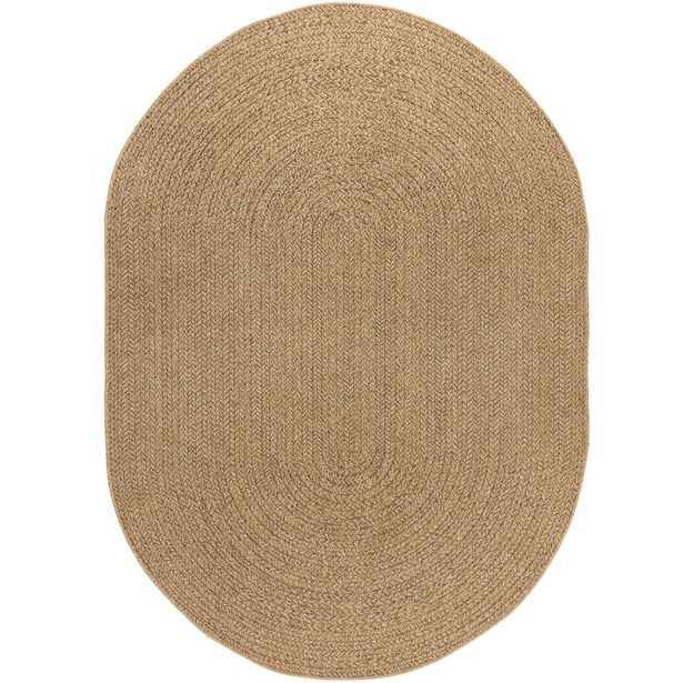 Matto Benina Natural Frame Oval, sisä- ja ulkokäyttöön, ruskea, eri kokoja