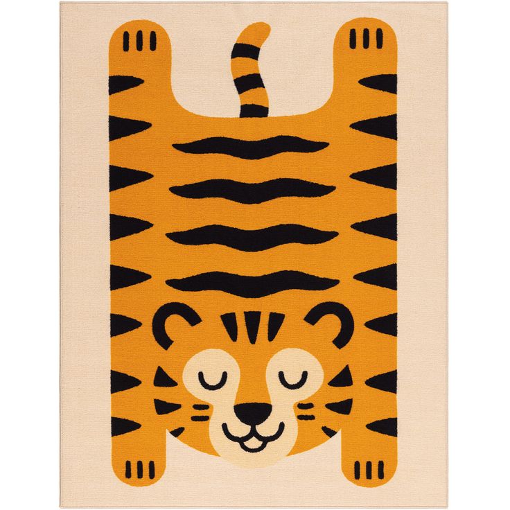 Matto Benina Play Tiger Pellava 120x160 cm