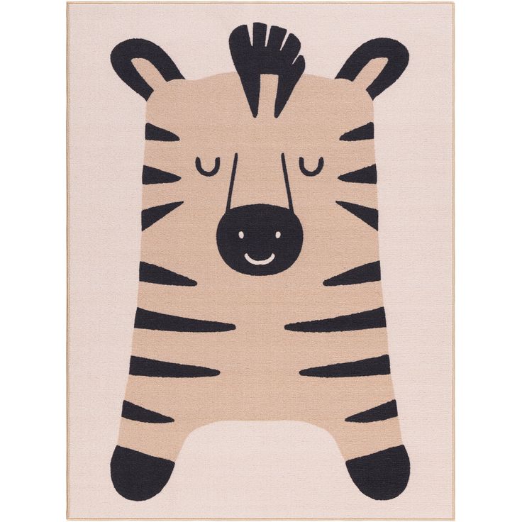 Matto Benina Play Zebra Pellava 120x160 cm