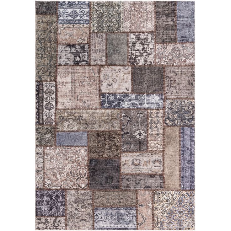 Matto Benina Tarfaya Patch Smaragdinvihreä 160x230 cm