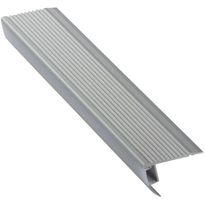 LED-porraslista Euroshrink 310A, alumiini, 45mm x 2.5m, mattahopea