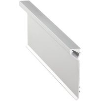 LED-jalkalista Euroshrink 320A, alumiini, 80mm x 2.5m, mattahopea