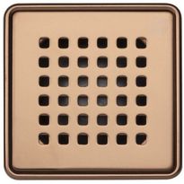 Lattiakaivo Euroshrink Kit Premium rst 110x110mm, ritiläkansi, kiiltävä kupari, Verkkokaupan poistotuote