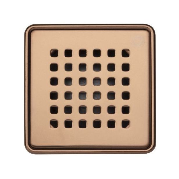 Lattiakaivo Euroshrink Kit Premium rst 110x110mm, ritiläkansi, kiiltävä kupari