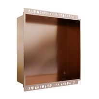 Upotettava hylly Euroshrink, 30x30x10cm, kupari harjattu, Verkkokaupan poistotuote