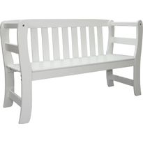 Puutarhasohva Baltic Garden Rosenborg 130cm valkoinen