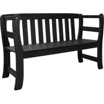 Puutarhasohva Baltic Garden Rosenborg 130cm musta