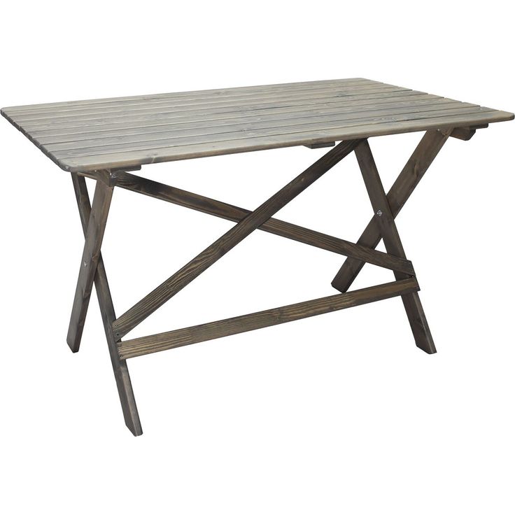 Puutarhapöytä Baltic Garden Knohult 125cm harmaa