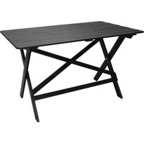 Puutarhapöytä Baltic Garden Knohult 125cm musta