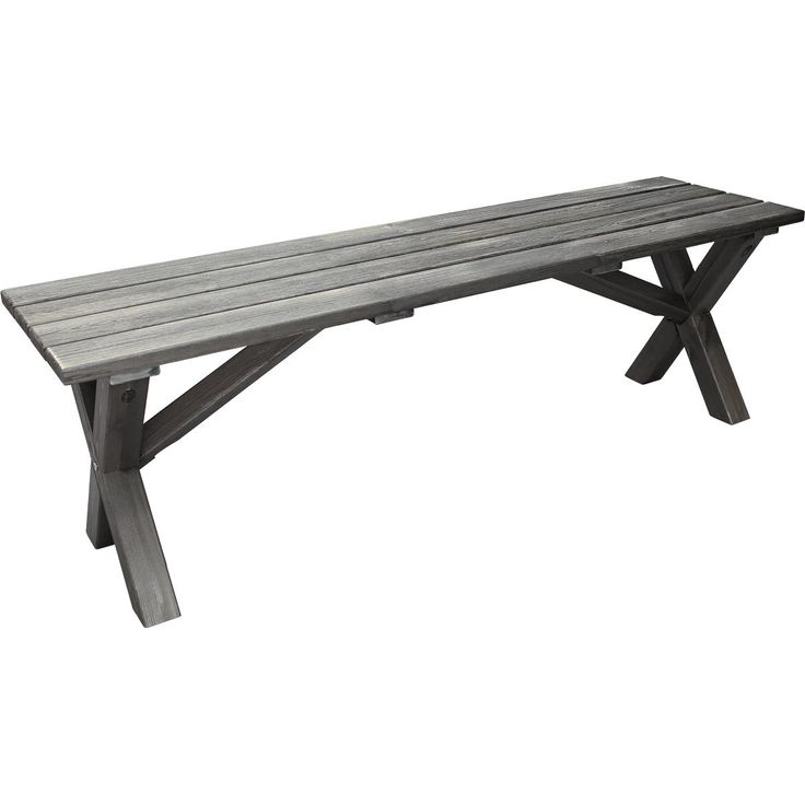 Puutarhapenkki Baltic Garden Scottsdale 140cm harmaa