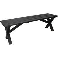 Puutarhapenkki Baltic Garden Scottsdale 140cm musta