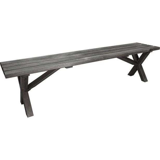 Puutarhapenkki Baltic Garden Scottsdale 180cm harmaa
