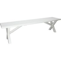 Puutarhapenkki Baltic Garden Scottsdale 180cm valkoinen