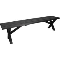 Puutarhapenkki Baltic Garden Scottsdale 180cm musta