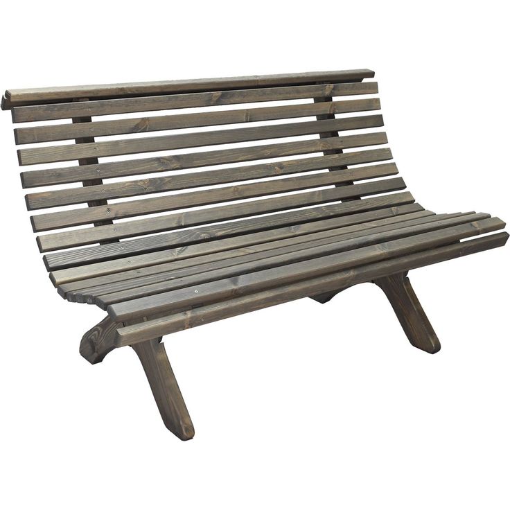 Puutarhapenkki Baltic Garden Park 140cm harmaa