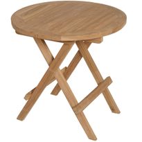 Taitettava sivupöytä Baltic Garden Tropea, Ø50 cm