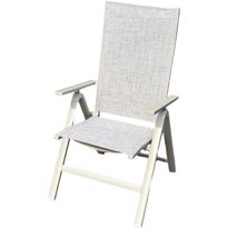 Taitettava nojatuoli Baltic Garden Palermo, vaalea