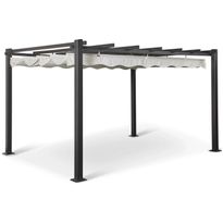 Pergola Baltic Garden Sunset, 3 x 4 m, harmaa