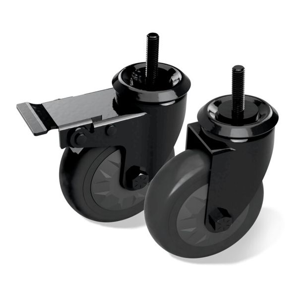 Pyöräsarja Big Green Egg Caster Kit, sis. 2 pyörää
