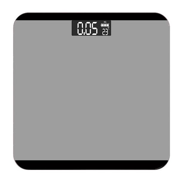 Henkilövaaka Emax lasi 2 Harmaa