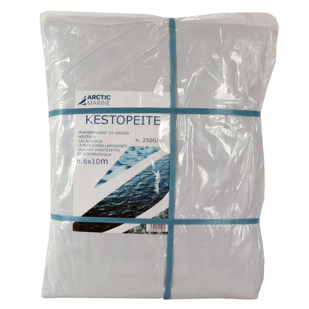 Kestopeite Arctic Marine, 6x10m, 250g/m², valkoinen
