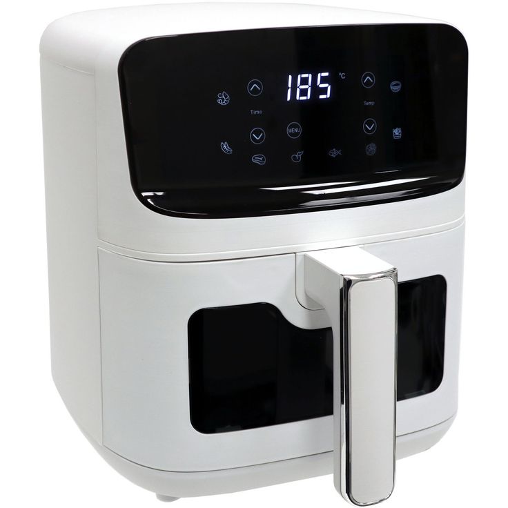 Emax Ilmakypsennin 4,5 l ikkunalla, digitaalinen, valkoinen