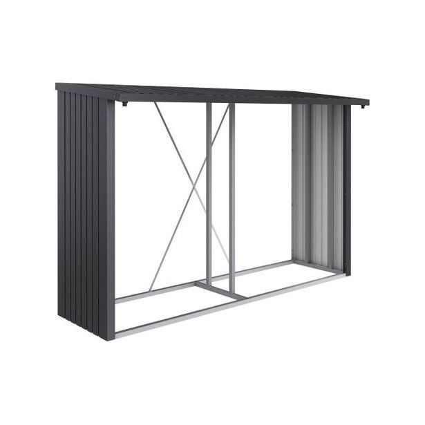 Jätekatos Lux Tupla pulpettikatto, 600l tai 2x240l astialle, ruskea