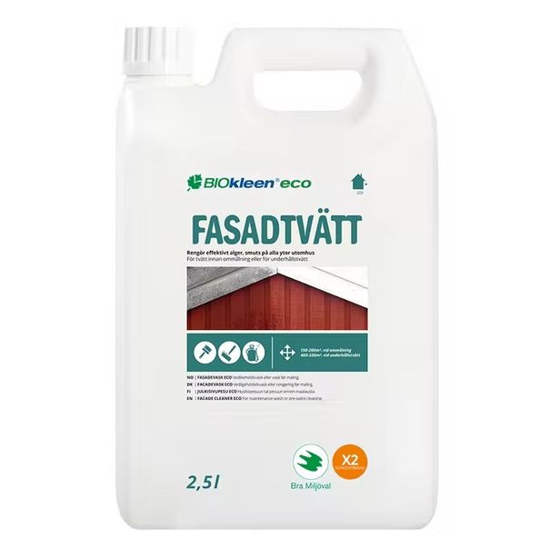 Julkisivun pesuaine Biokleen 2.5l