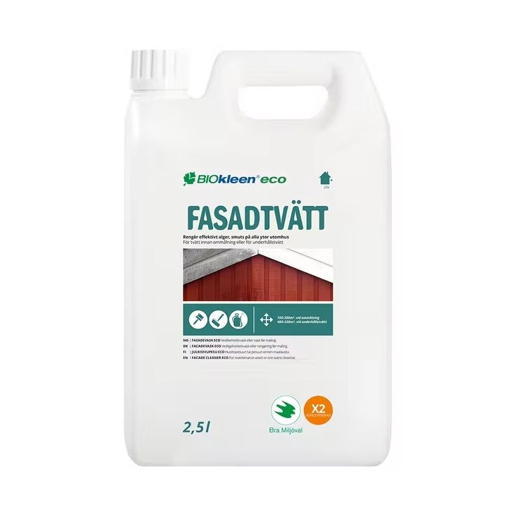 Julkisivun pesuaine Biokleen 2.5l