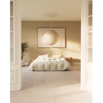 Kovetettu puulattia Bjelin Tammi Dalby 3.0 Powder White, mattalakattu, eri kokoja