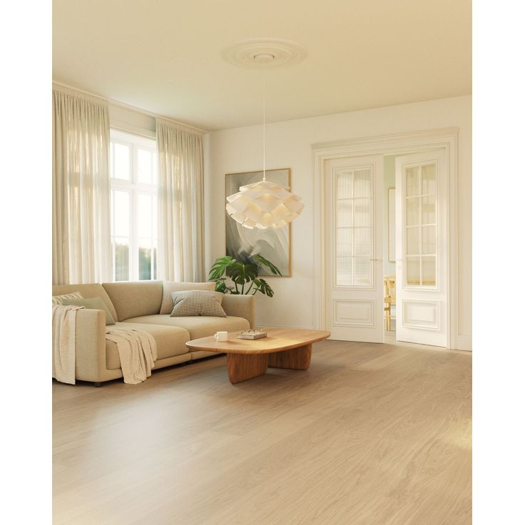 Kovetettu puulattia Bjelin Holmby Tammi Nature White XL, mattalakattu