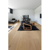 Kovetettu puulattia Bjelin Tammi Höja 3.0 Misty White XXL, harjattu, mattalakattu - 30083