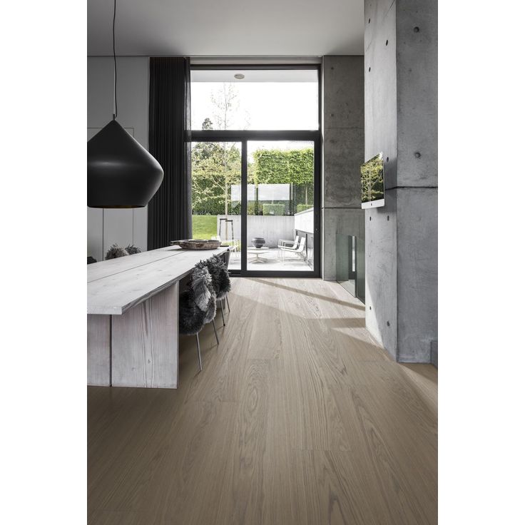 Kovetettu puulattia Bjelin Tammi Grevie 3.0 Earth Grey, harjattu, mattalakattu, eri kokoja