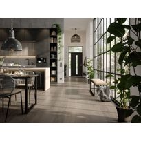 Kovetettu puulattia Bjelin Tammi Bonnarp 3.0 L Earth Grey, harjattu, mattalakattu