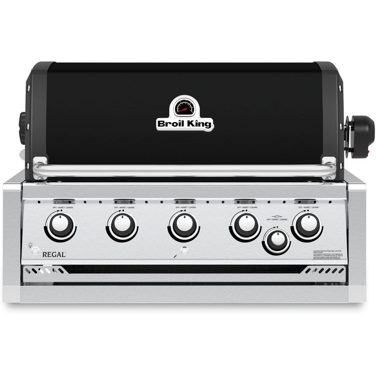 Kaasugrilli Broil King Regal 570 BI, 5 poltinta, upotettava, varraspaahdin