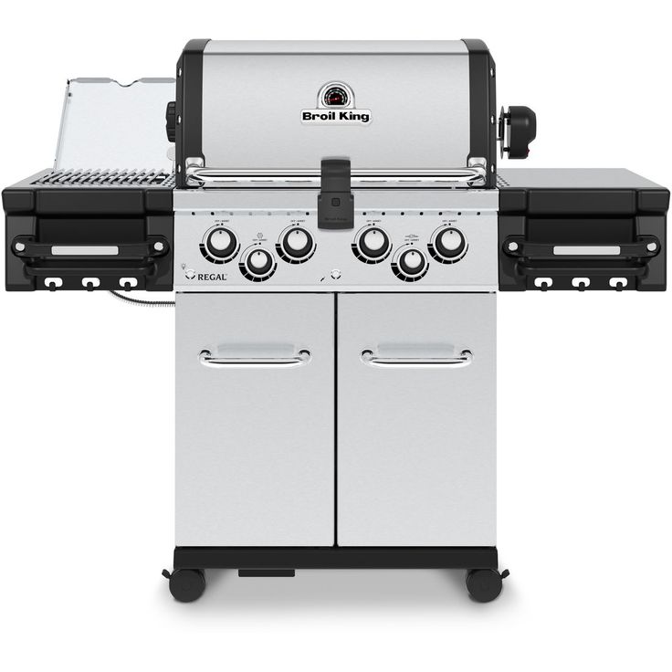 Kaasugrilli Broil King Regal S 490 IR, 4 poltinta, sivukeitin infrapunalla, varraspaahdin