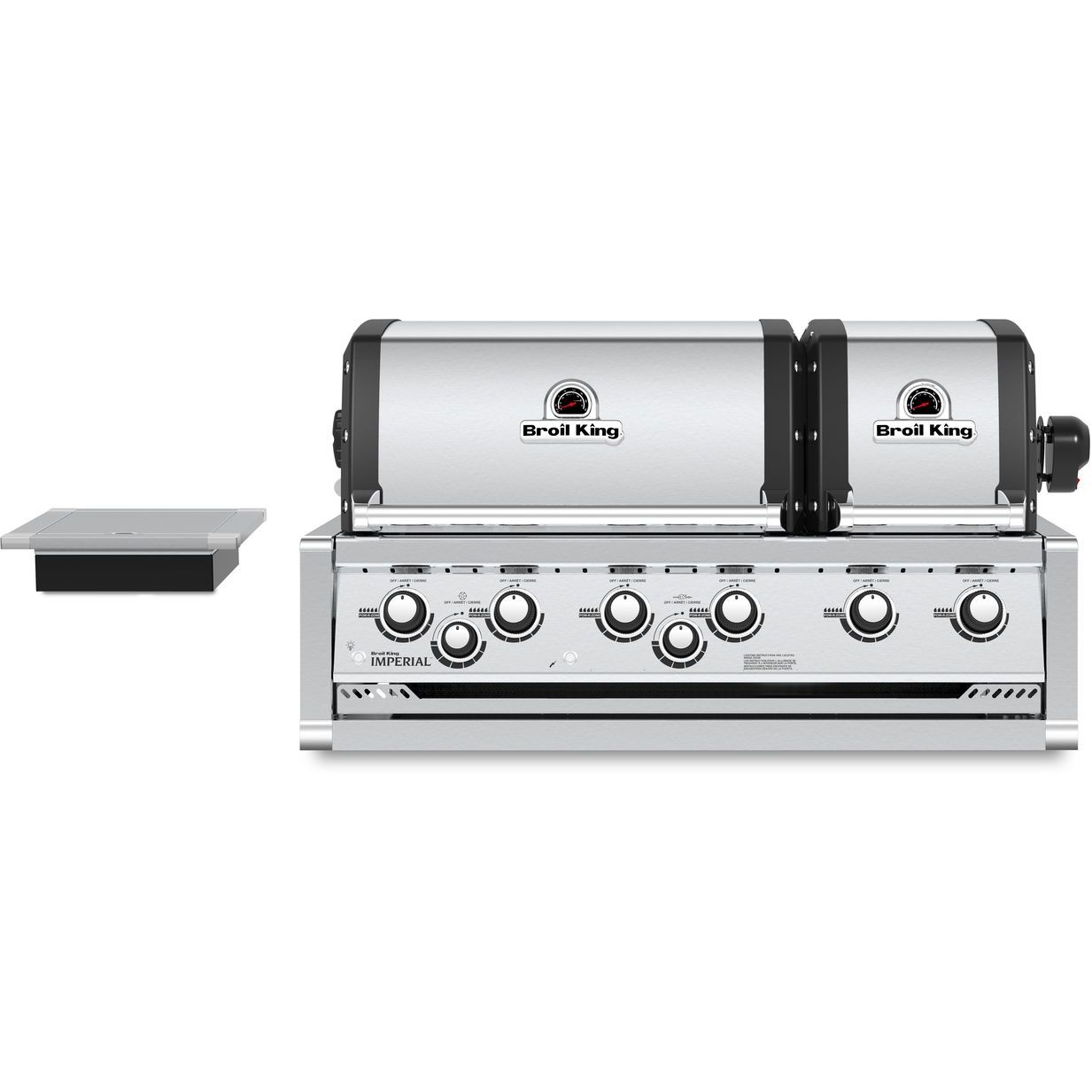 Kaasugrilli Broil King Imperial S 690 BI, 4+2 poltinta, upotettava, sivukeitin, varraspaahdin