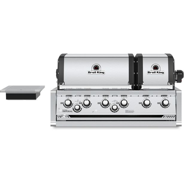 Kaasugrilli Broil King Imperial S 690 BI, 4+2 poltinta, upotettava, sivukeitin