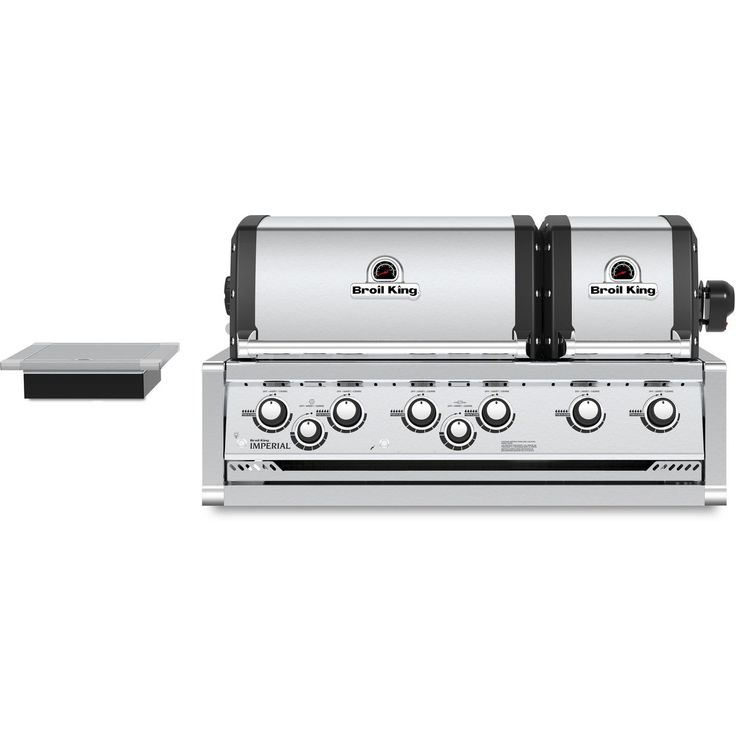 Kaasugrilli Broil King Imperial S 690 BI, 4+2 poltinta, upotettava, sivukeitin