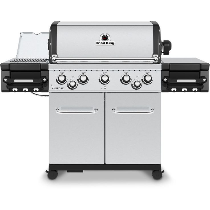 Kaasugrilli Broil King Regal S 590 IR, 5 poltinta, sivukeitin infrapunalla, varraspaahdin