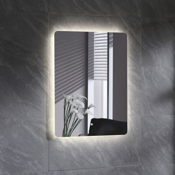 Valopeili Bathlife Tindra, 500x700mm, hipaisukytkimellä
