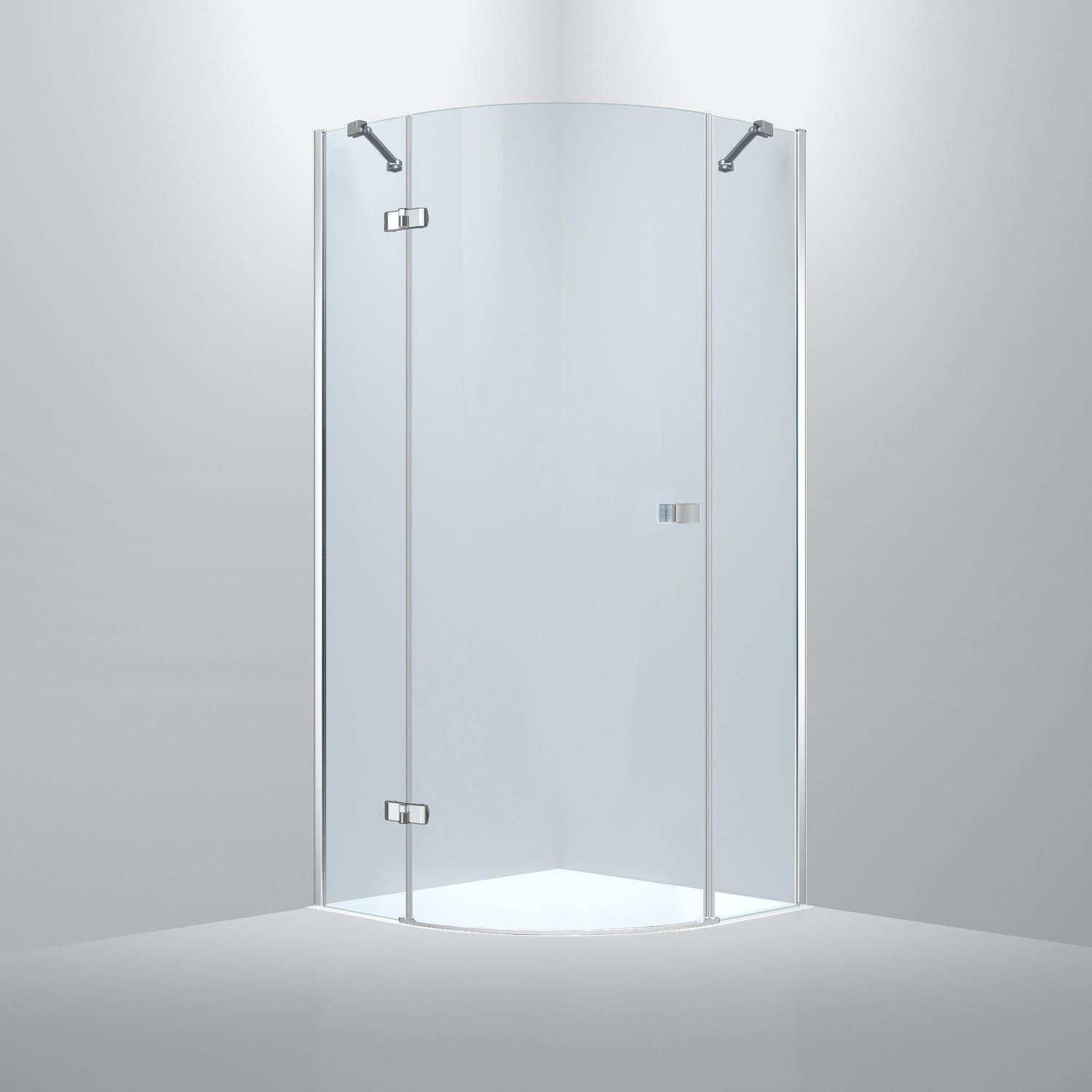 Suihkunurkka Bathlife Diskret, 1000x1000mm, vasen, kromi